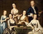 art gallery paintings : Paintings of 18th-Century American Families
