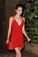 Taylor Hill in Red Mini Dress Night Out in Beverly Hills | GotCeleb