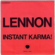 Instant karma! / who has seen the wind? de John Lennon Yoko Ono Plastic ...