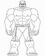 Hulk Para Colorear Imprimir E Dibujar Dibujos Colorear Com - PDMREA