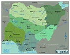 Large regions map of Nigeria | Nigeria | Africa | Mapsland | Maps of ...