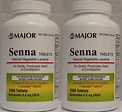 Amazon.com: Senna - Laxante natural para vegetales (8,6 Mg, 1000 ...