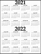 Printable Large Calendar 2022 Printable Calendar 2021 2022 Printable ...