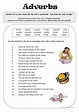 ADVERBS worksheet - Free ESL printable worksheets made by teachers ...
