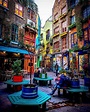 Neal's Yard, a colorful corner in the middle of Covent Garden in London ...