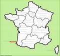 Bayonne location on the France map - Ontheworldmap.com