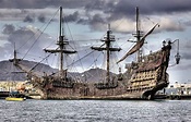 Veja o navio de Barba Negra em foto dos sets de “Piratas do Caribe 4″