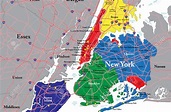Mapa de Nueva York - Turismo Nueva York