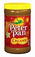 Peter Pan Original Peanut Butter Creamy Peanut Butter Spread 16.3 Oz ...