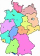 Map Germany States Outline PNG | Picpng