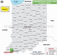 Vanderburgh County Map, Indiana