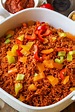 Ghanaian Jollof Rice - Savory Thoughts