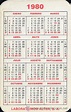 calendario nutribén 1980 () - Comprar Calendarios antiguos en ...