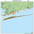 Map Of Emerald Isle Nc Coast - New River Kayaking Map