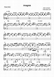 John Lennon - Imagine sheet music for piano download | Piano.Solo SKU ...