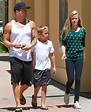 Muscular Ryan Phillippe enjoys daddy day out with mini-me children Ava ...