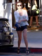 Maggie Grace Leggy in Shorts - Out in West Hollywood, April 2015 ...
