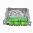 SC APC PLC 1X8 splitter Fiber Optical Box FTTH PLC Splitter box with ...