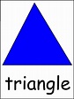 triangle | Flashcards, Shapes flashcards, Shapes preschool