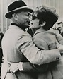 Mrs. Audrey Hepburn Ferrer is embraced by the actor Yul Brynner, during ...