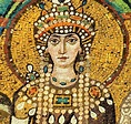 Theodora- Theodora was empress of the Byzantine Empire and was wife to ...