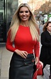 Christine McGuinness Style and Fashion - Manchester City Center 01/08 ...