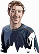 Mark Zuckerberg, original portrait, 8x8 in, small oil portrait ...