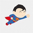 DC Superman flying illustration, Flat design, Flying Superman, child ...