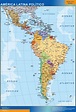 Mapa América Latina Político | Tienda Mapas