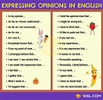 How to Express Your Opinions in English • 7ESL