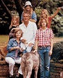 Paul Newman and Joanne Woodward and family
