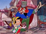 Pinocchio, Foulfellow, and Gideon Disney Villians, Disney Films, Disney ...