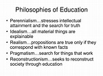 PPT - Pursuing an Educational Philosophy PowerPoint Presentation, free ...