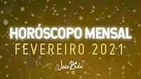 HORÓSCOPO DE FEVEREIRO 2021 PARA TODOS OS SIGNOS | POR JOÃO BIDU - YouTube