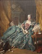 François Boucher - Portrait of Madame de Pompadour | Madame pompadour ...