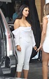 Kim Kardashian’s Boobs Spill Out Of Corset Top In Miami!