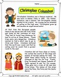Printable Christopher Columbus Worksheets Pdf