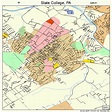 Map Of State College Pa - Maping Resources