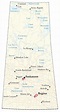 Saskatchewan Map - Cities and Roads - GIS Geography