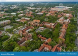 Drone Photo University of Florida Gainesville Stock Image - Image of ...