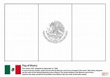 Dibujo de Bandera de México para colorear | Dibujos para colorear ...