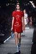 Dress du Jour: Louis Vuitton's Red Leather Minidress at Paris Fashion ...