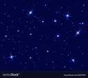 Starry sky with bright and dim stars dark star Vector Image