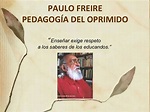Paulo Freire y la Pedagogía del Oprimido