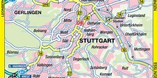 Karte von Stuttgart (Stadt in Deutschland, Baden-Württemberg) | Welt ...