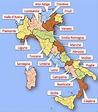 Provincie Itálie {Mapa} – Italské provincie a regiony
