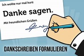 Dankschreiben formulieren: Tipps für Kundenbriefe | karrierebibel.de