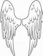 Angel Wings Printable Template | Free Printable Papercraft Templates