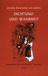 Dichtung und Wahrheit von Johann Wolfgang von Goethe - Schulbücher ...