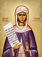 Icon of St. Anna the Prophetess - (1AN48) - Uncut Mountain Supply